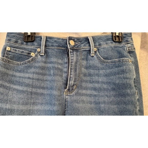 No Boundaries Womens Jeans Blue Wash Bootcut Size 8 Recycled Polyester Blend - Picture 4 of 6